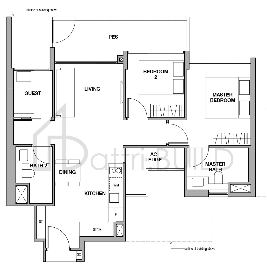 ROYALGREEN BG-2(p) floorplan (watermarked)