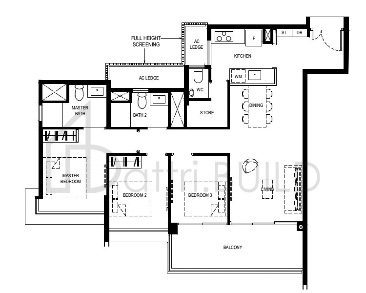 NORMANTON PARK 3BR-Pd floorplan (watermarked)