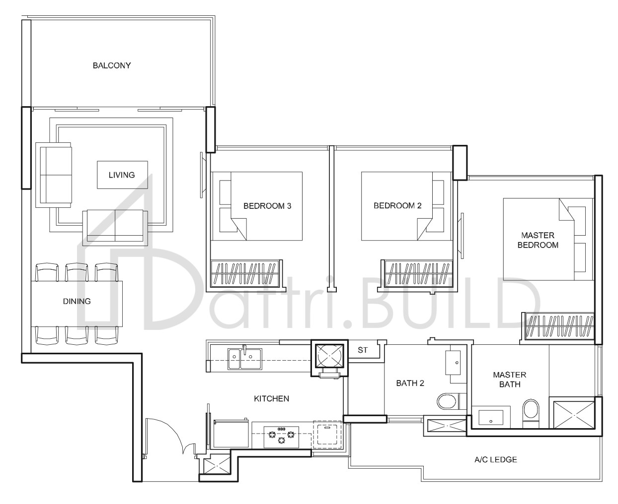 PARC CENTROS C1 floorplan (watermarked)