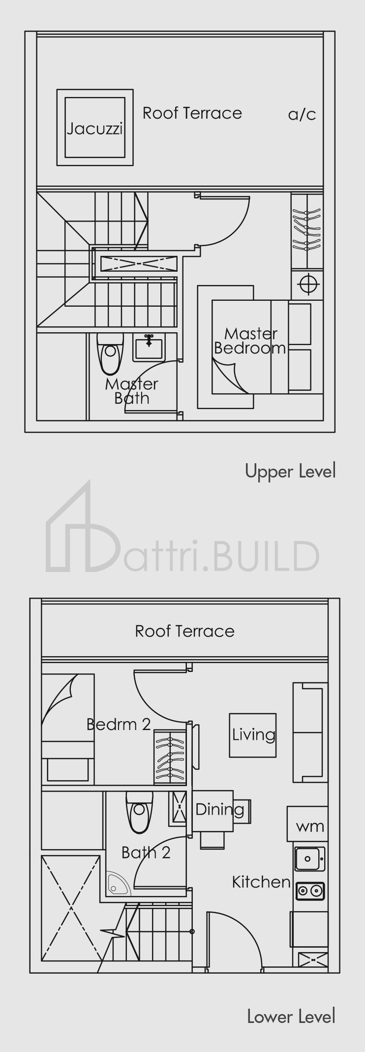 LOFT @ STEVENS PH-3 floorplan (watermarked)