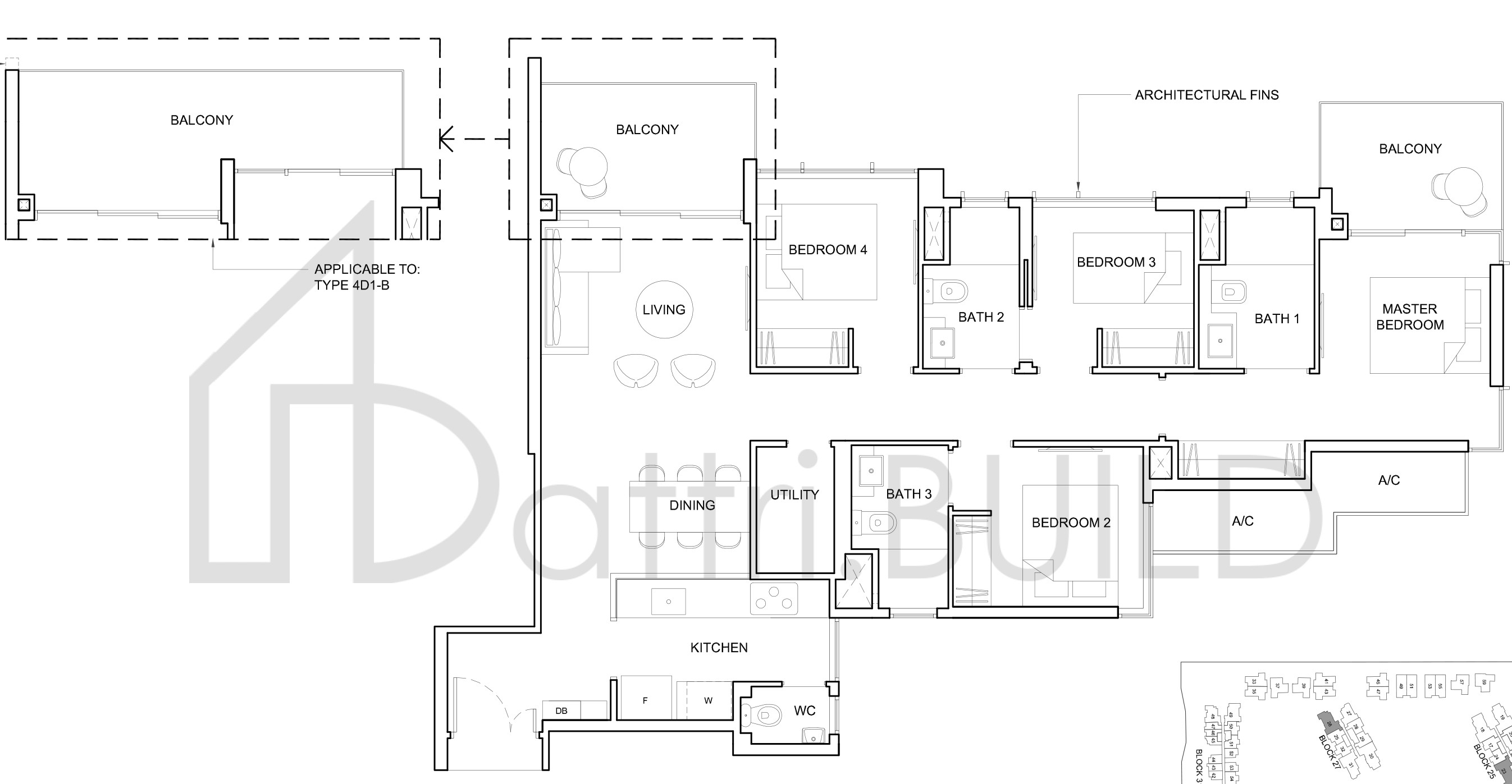 HIGH PARK RESIDENCES 4D1-B floorplan (watermarked)