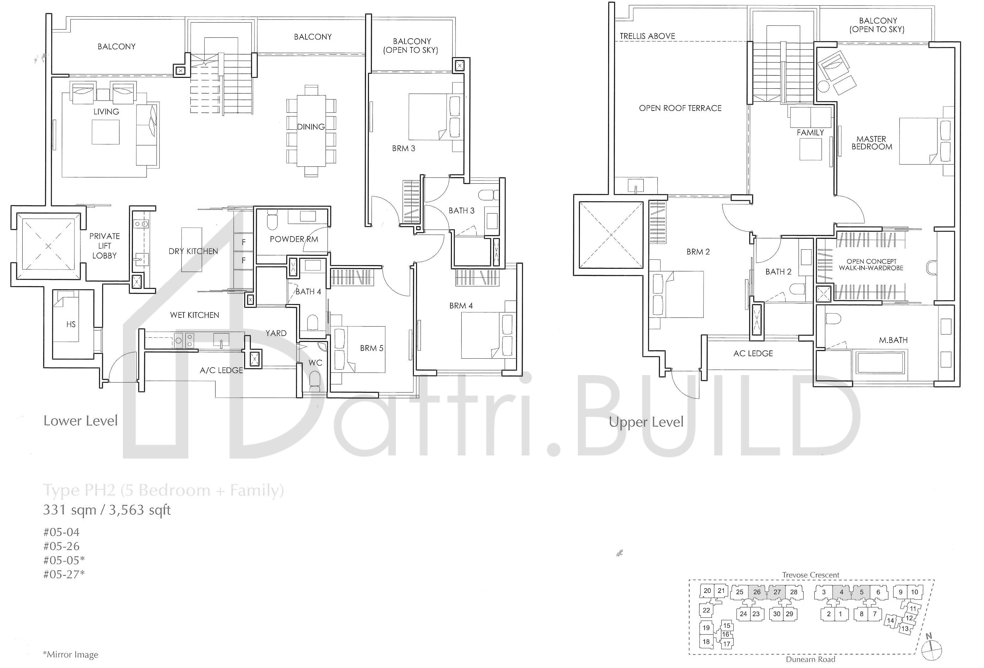 THE GLYNDEBOURNE PH2 floorplan (watermarked)