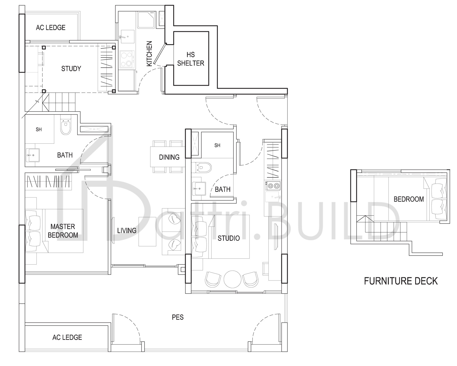 URBAN VISTA 4D2 floorplan (watermarked)