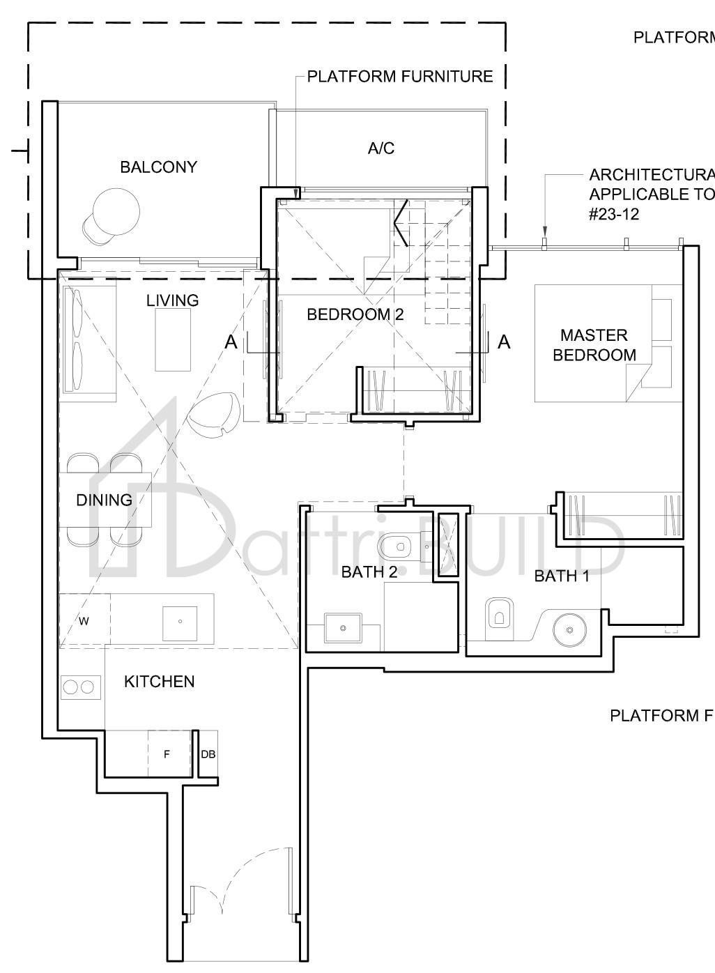 HIGH PARK RESIDENCES 2D1-PH floorplan (watermarked)