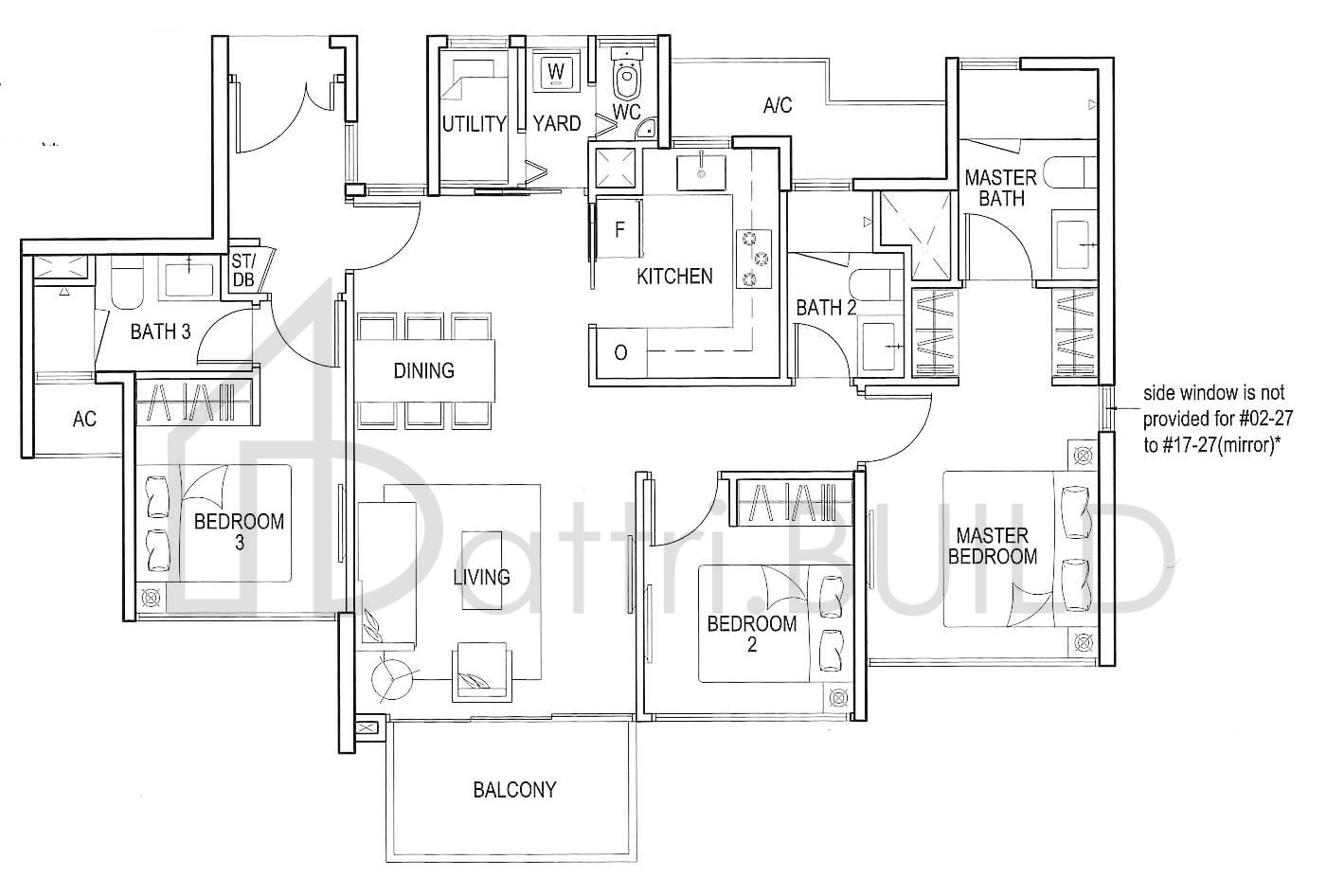 BLOSSOM RESIDENCES B4b1 floorplan (watermarked)