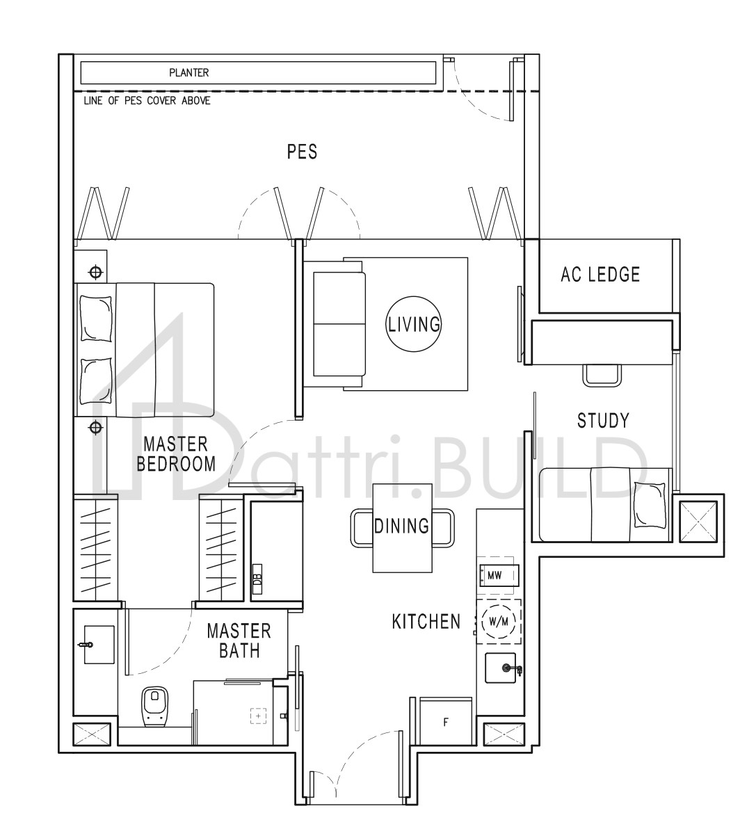 POLLEN & BLEU SH2 floorplan (watermarked)