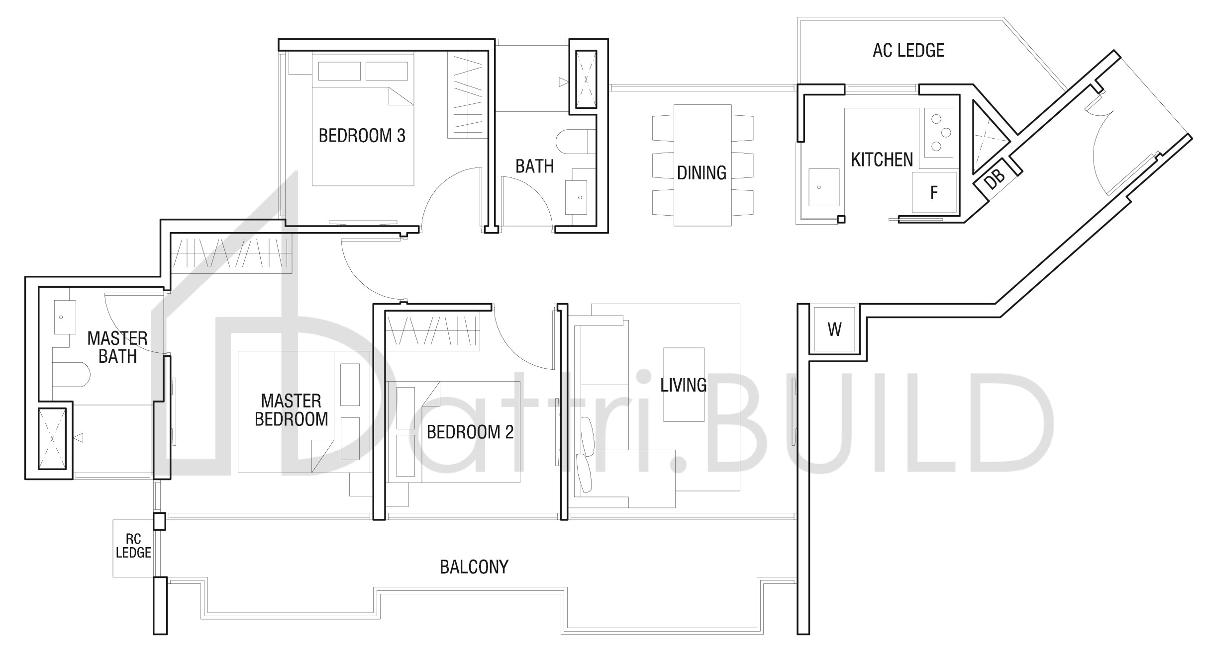 THOMSON THREE C3a floorplan (watermarked)