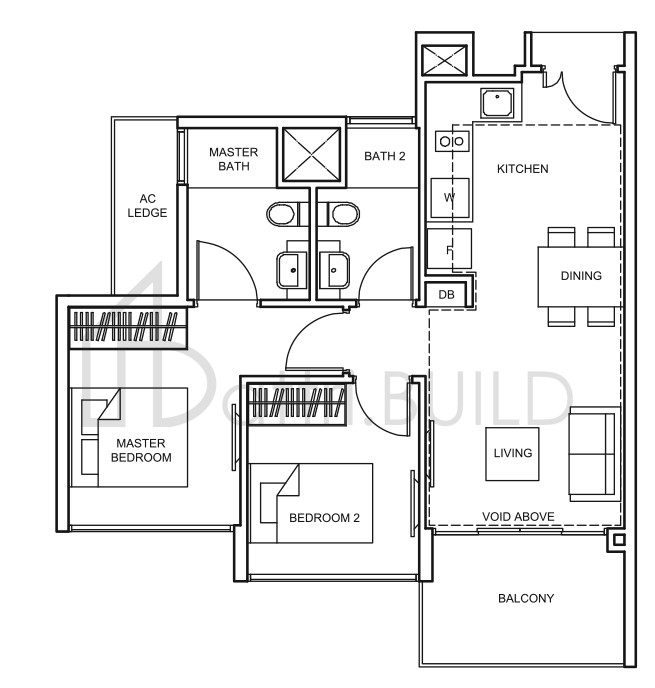 THE GLADES B8-L floorplan (watermarked)