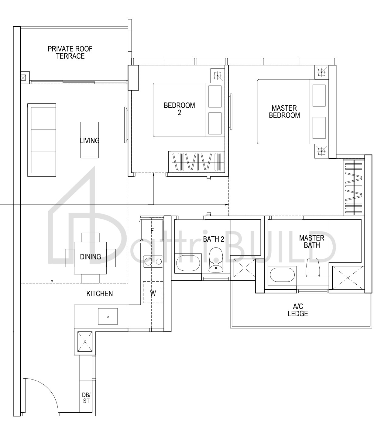 THE POIZ RESIDENCES S B2 floorplan (watermarked)