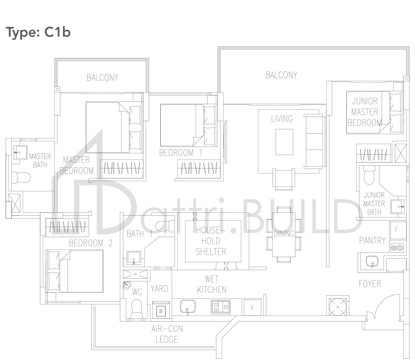 WATERCOLOURS C1b floorplan (watermarked)