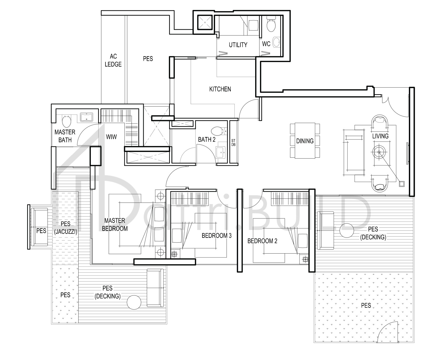 FORESQUE RESIDENCES C14 floorplan (watermarked)