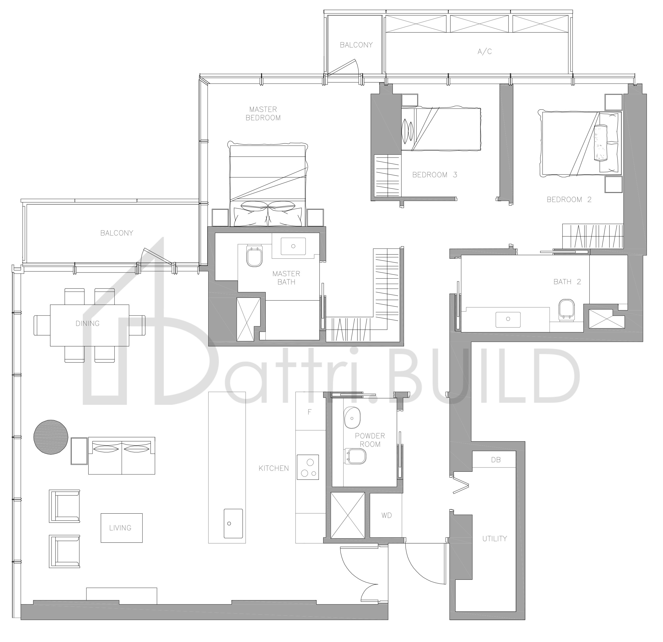 WALLICH RESIDENCE AT TANJONG PAGAR CENTRE A3-3-45 floorplan (watermarked)