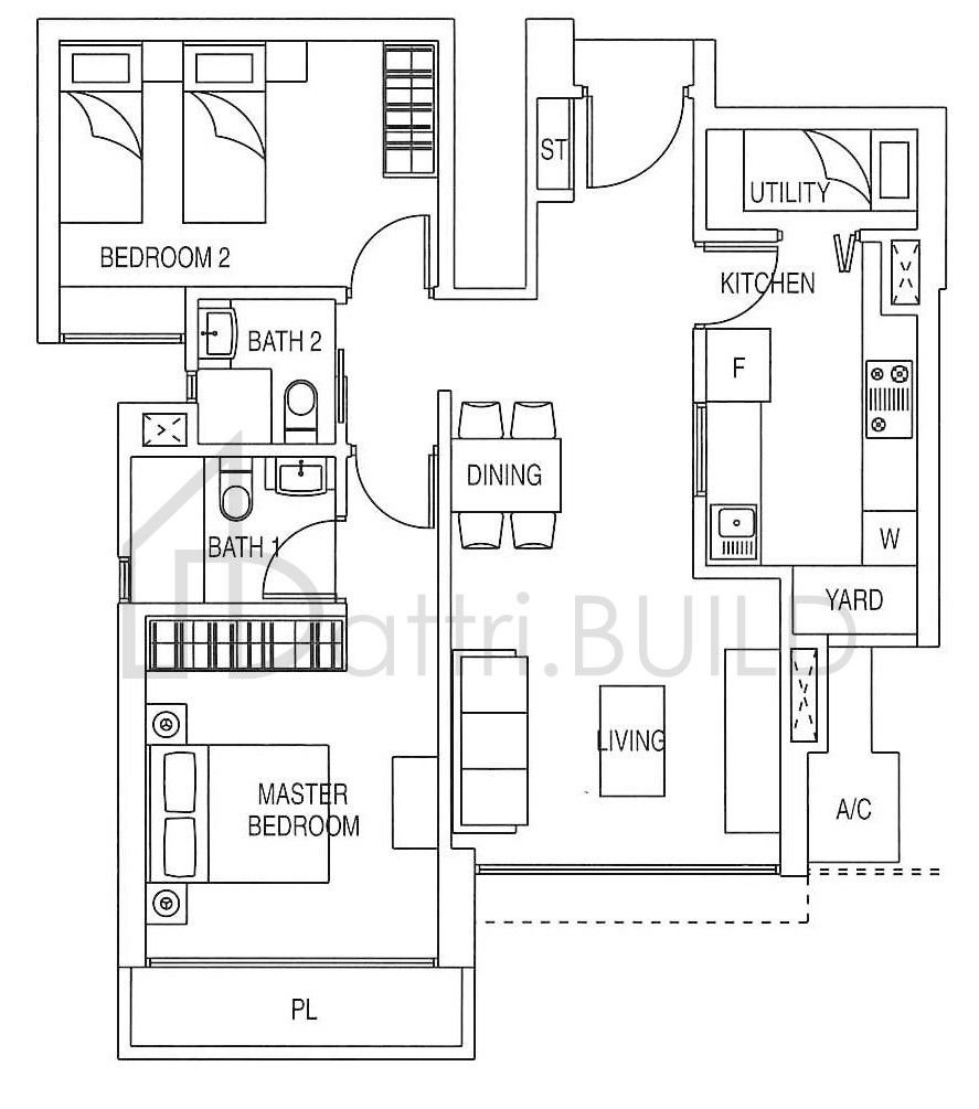 CITYLIGHTS Clc-3 floorplan (watermarked)