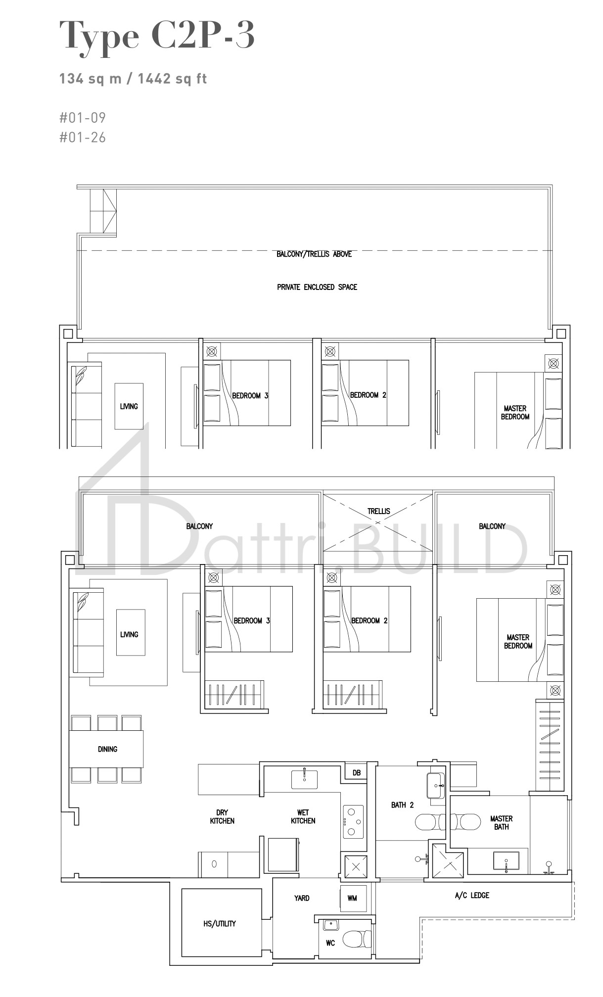CITYLIFE@TAMPINES C2P-3 floorplan (watermarked)