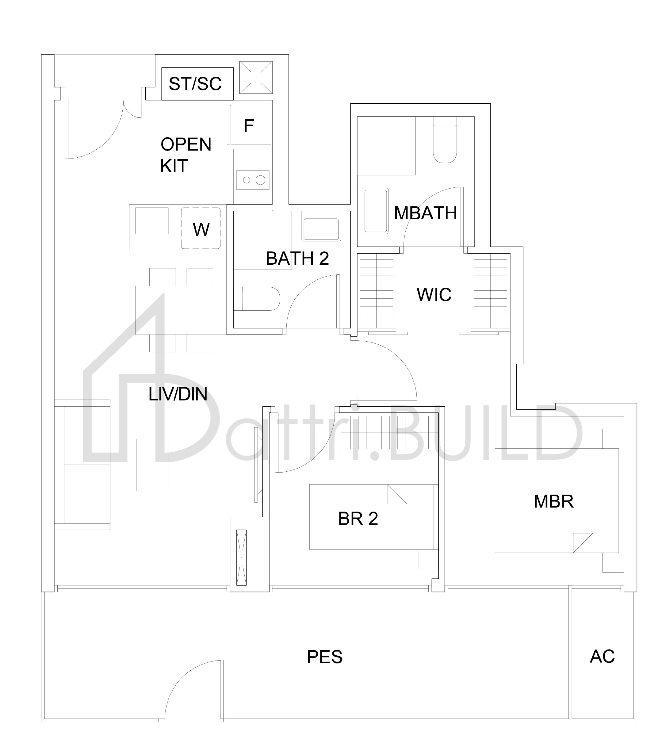 SKY VUE B1b(P)(M)(2-br) floorplan (watermarked)