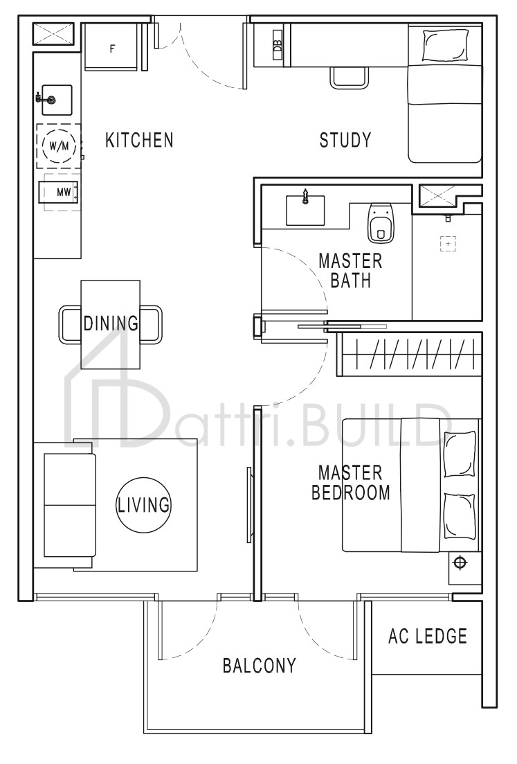 POLLEN & BLEU A2 floorplan (watermarked)