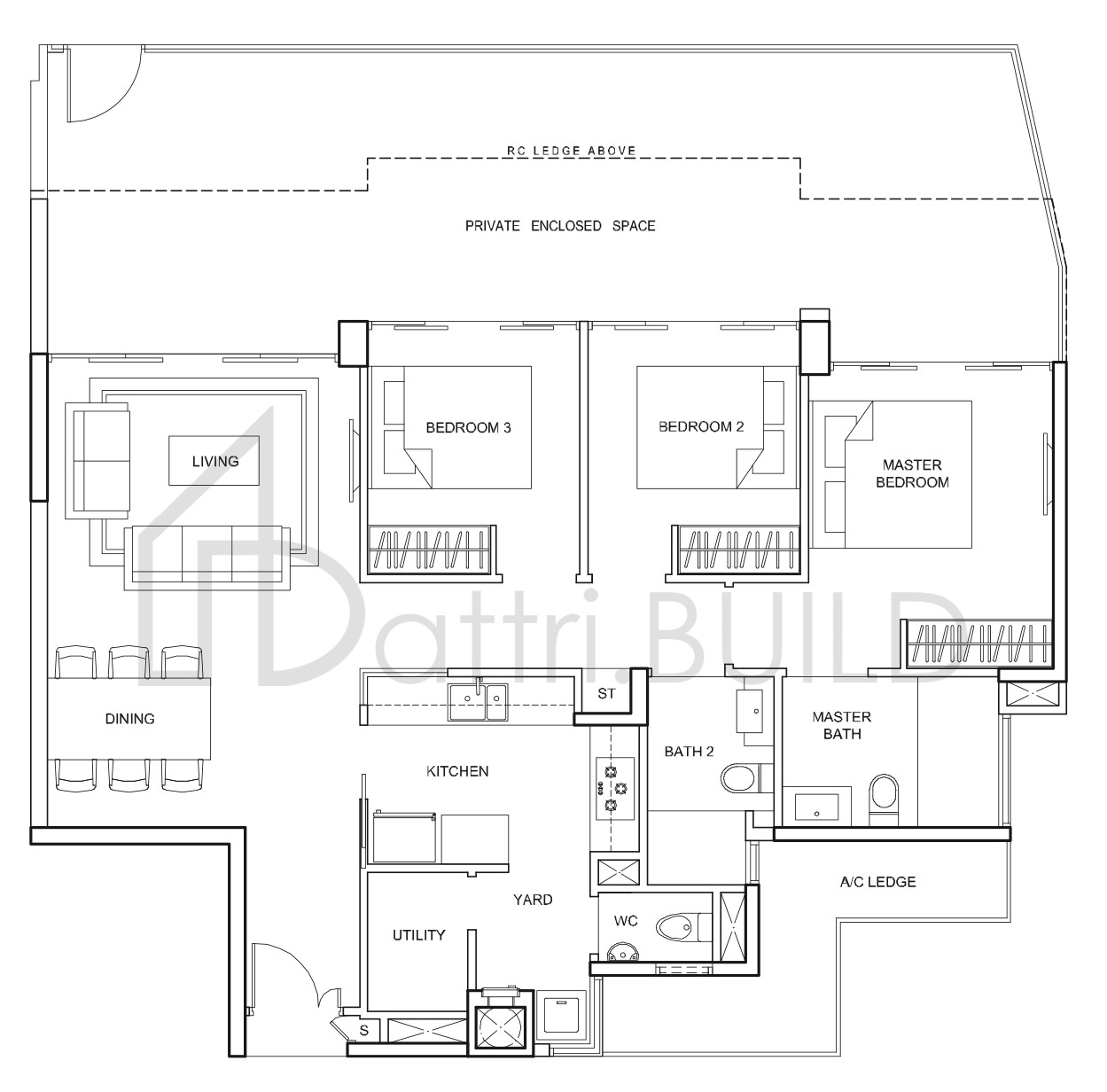 PARC CENTROS C3P1 floorplan (watermarked)