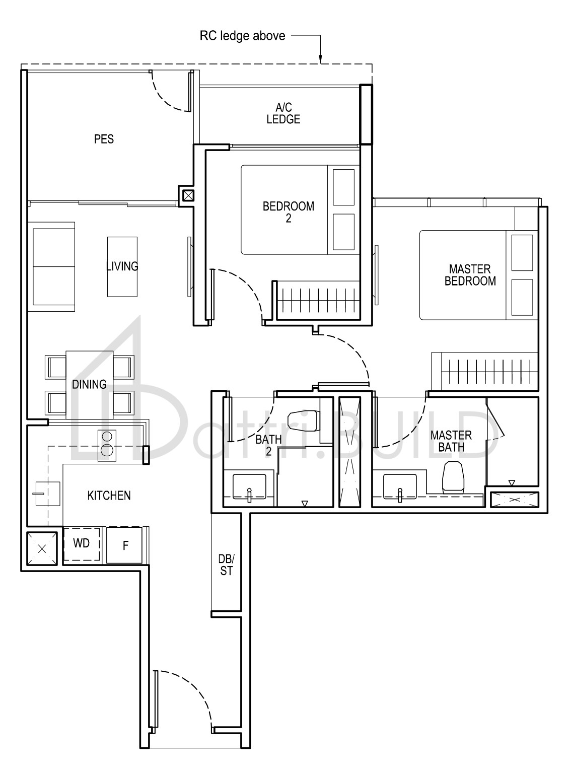 THE TAPESTRY B4P(p) floorplan (watermarked)
