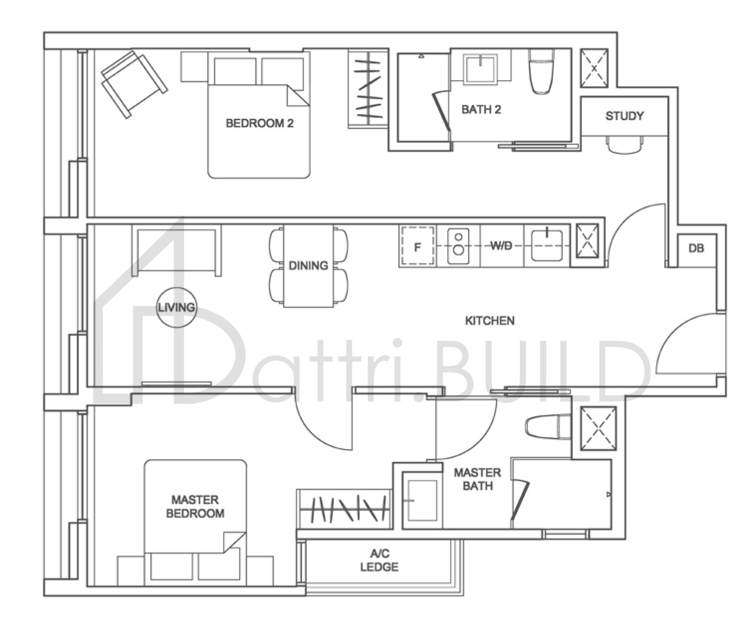 SIXTEEN35 RESIDENCES BSP2 floorplan (watermarked)