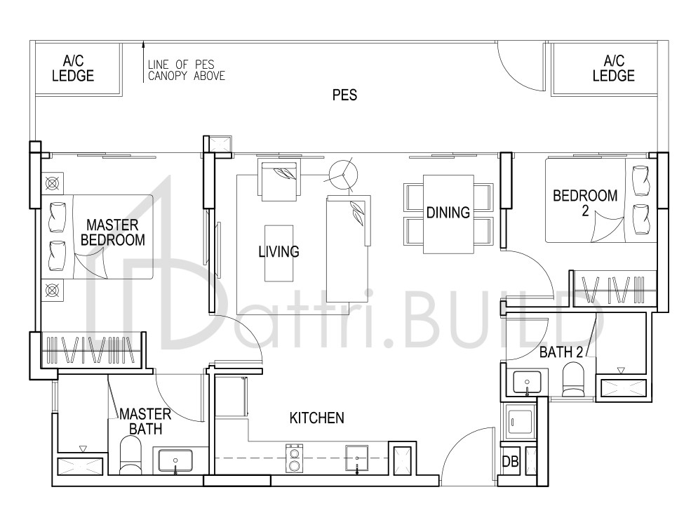FLO RESIDENCE A1p1 floorplan (watermarked)