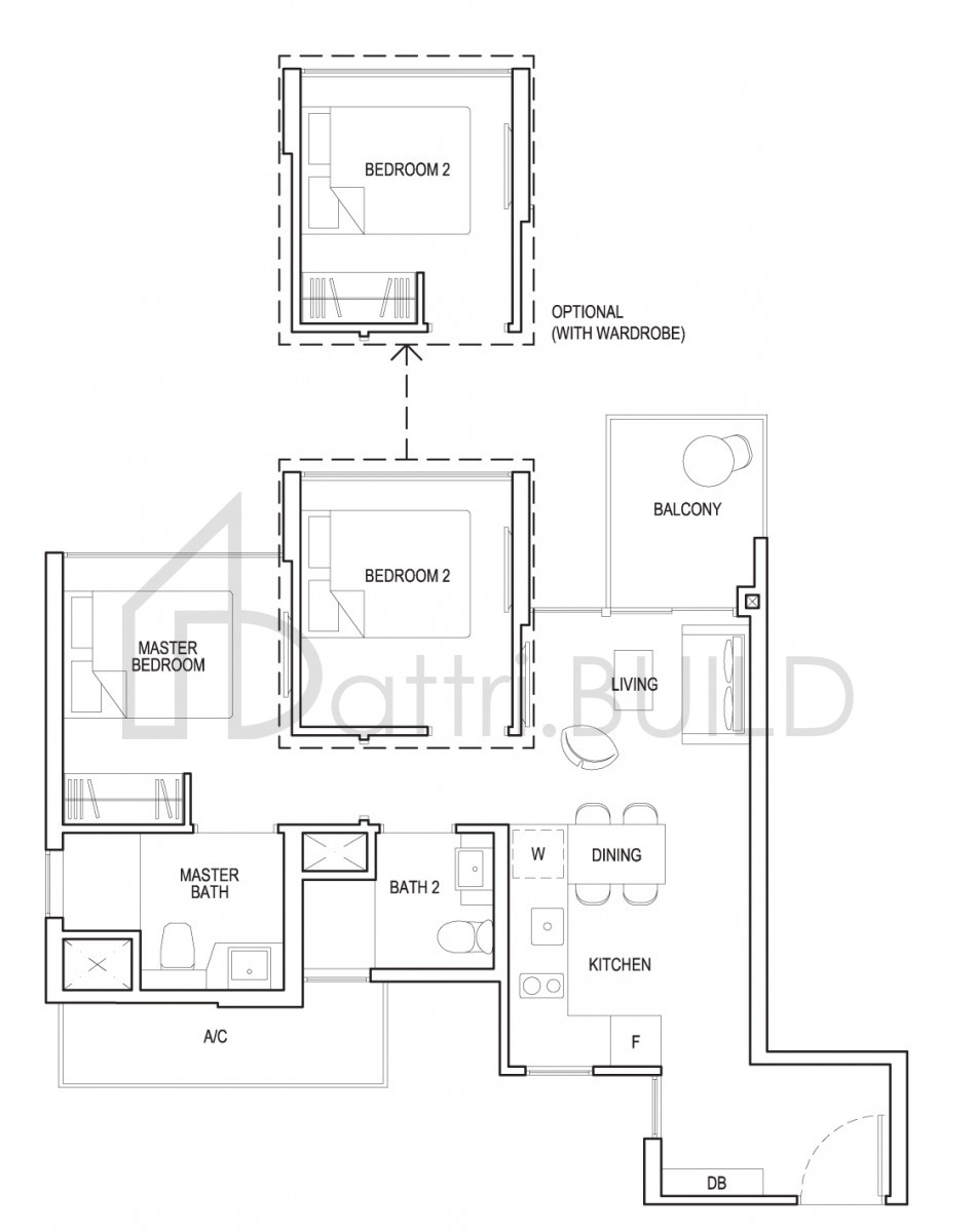 GRANDEUR PARK RESIDENCES 2D3 floorplan (watermarked)