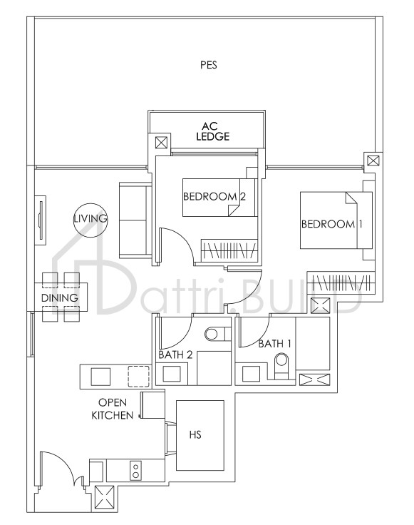 BEDOK RESIDENCES B4d (P) floorplan (watermarked)