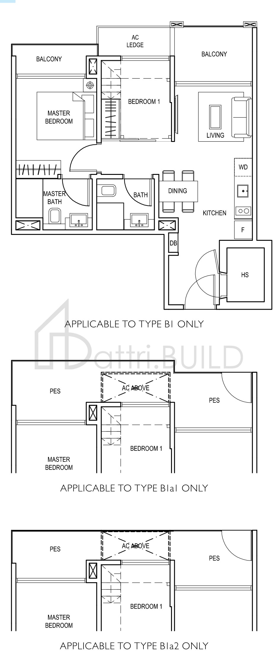 THE CREEK @ BUKIT B1a2 floorplan (watermarked)