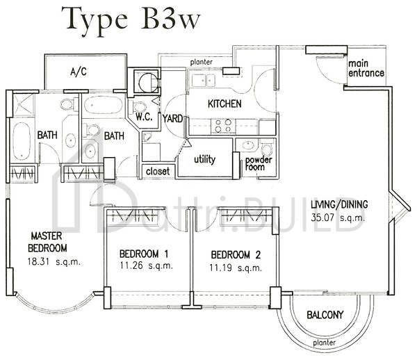THOMSON 800 B3w floorplan (watermarked)