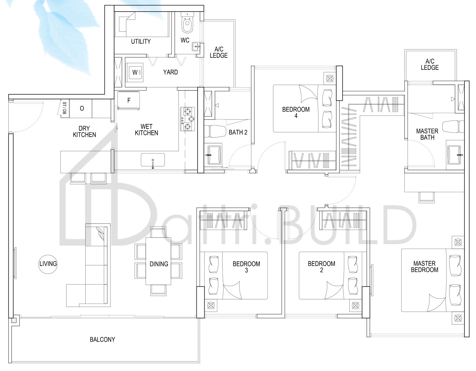 THE RAINFOREST C2 floorplan (watermarked)