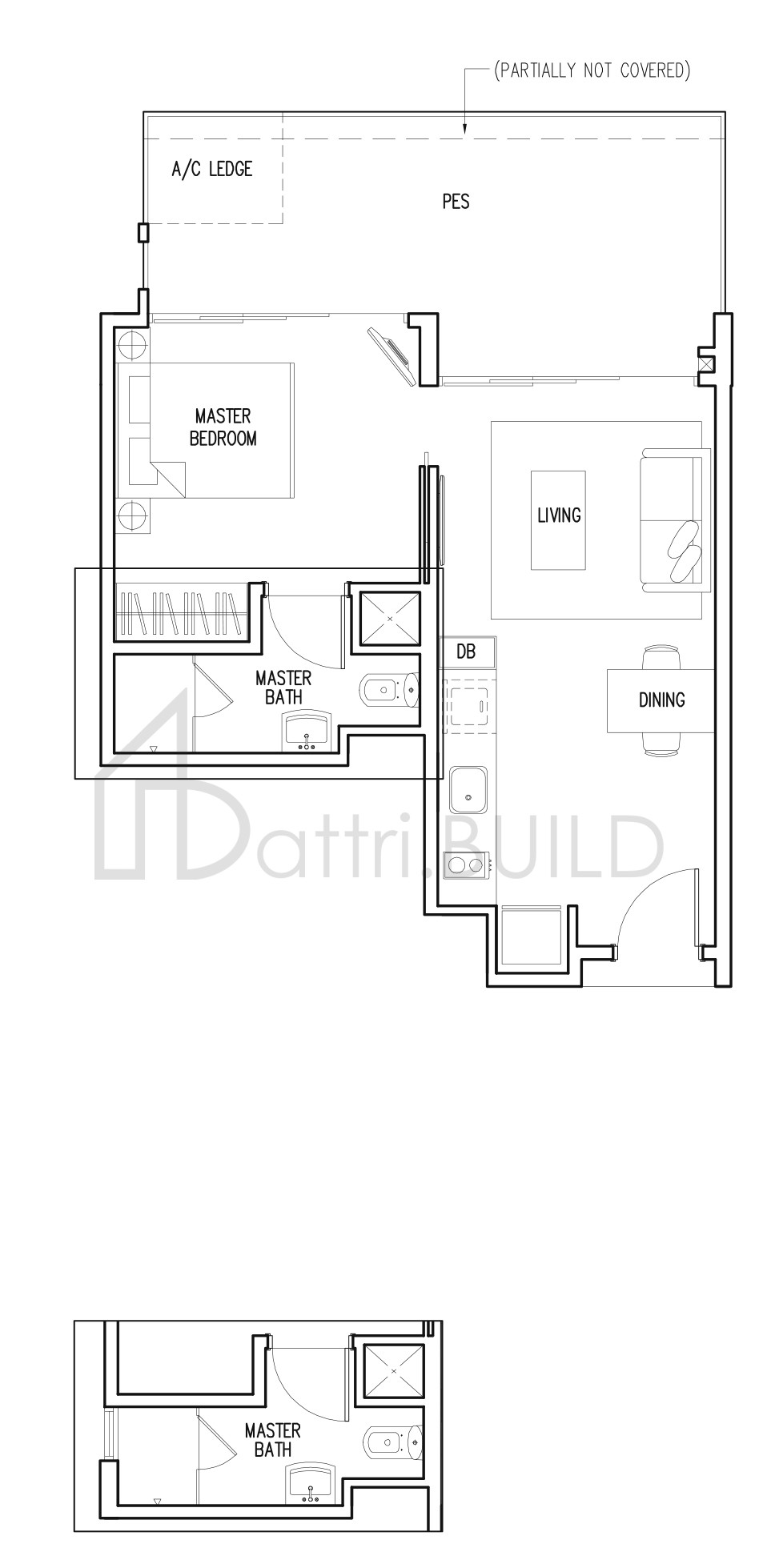 THE MILTONIA RESIDENCES A2-G floorplan (watermarked)