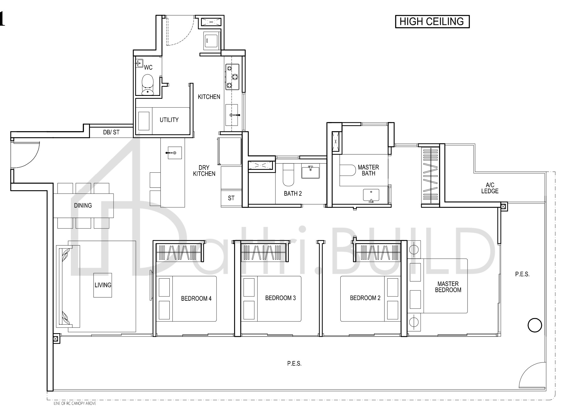 RIVERTREES RESIDENCES D2p1 floorplan (watermarked)