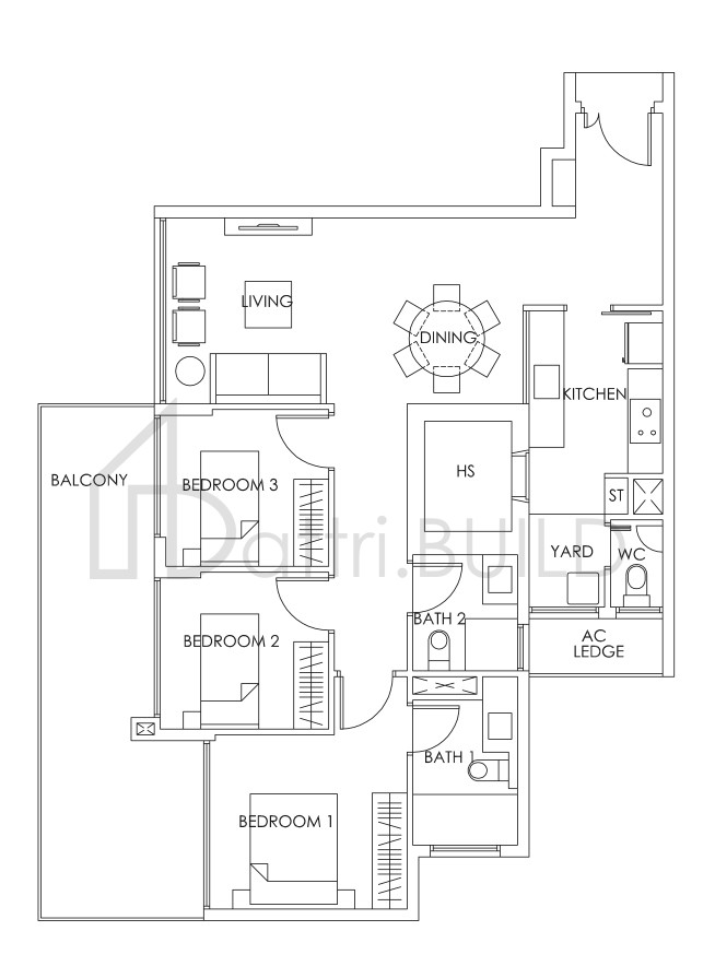 BEDOK RESIDENCES C5a floorplan (watermarked)