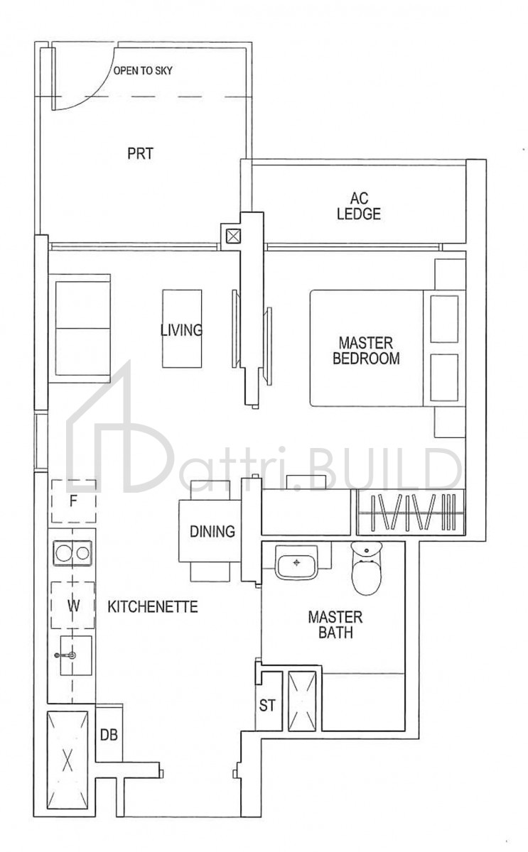 PARC RIVIERA A1-P floorplan (watermarked)