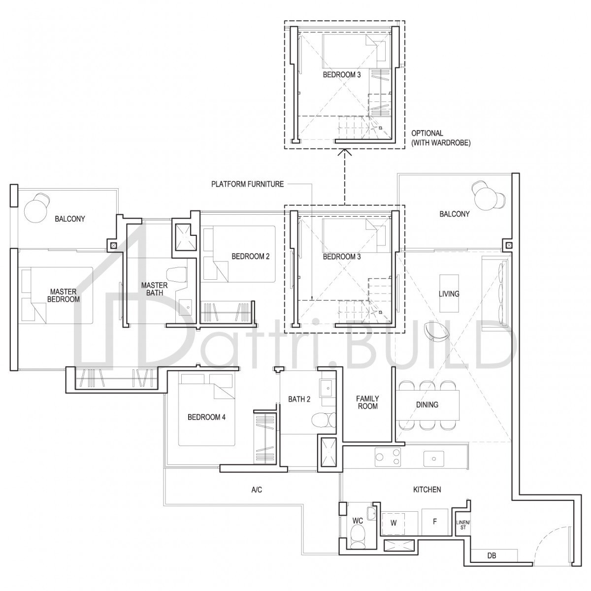 GRANDEUR PARK RESIDENCES 4c1a-ph floorplan (watermarked)