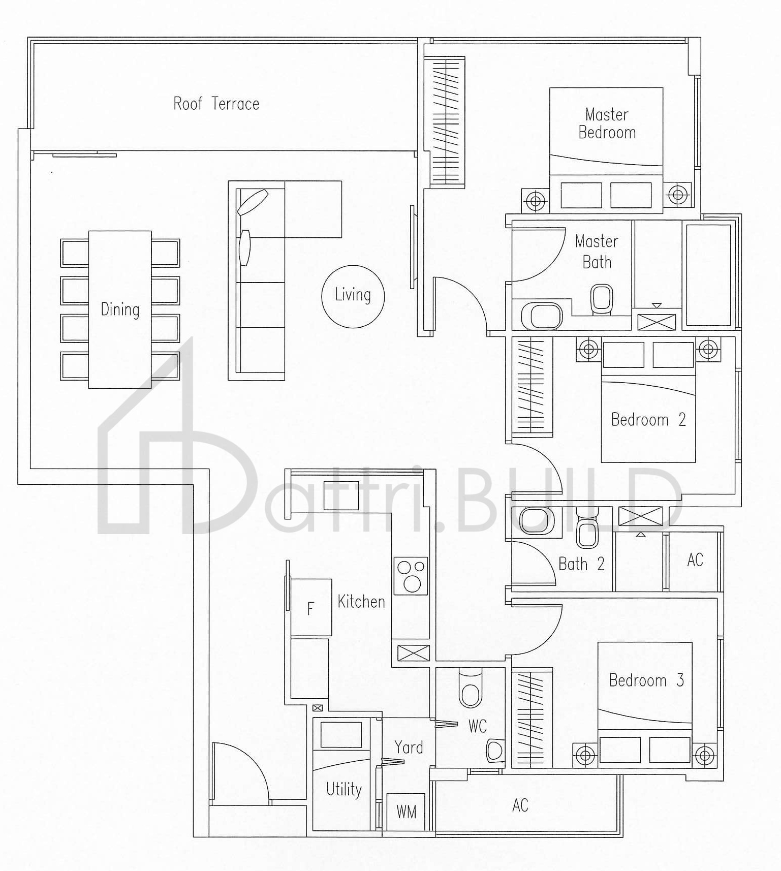 WATERSCAPE AT CAVENAGH PH7 floorplan (watermarked)