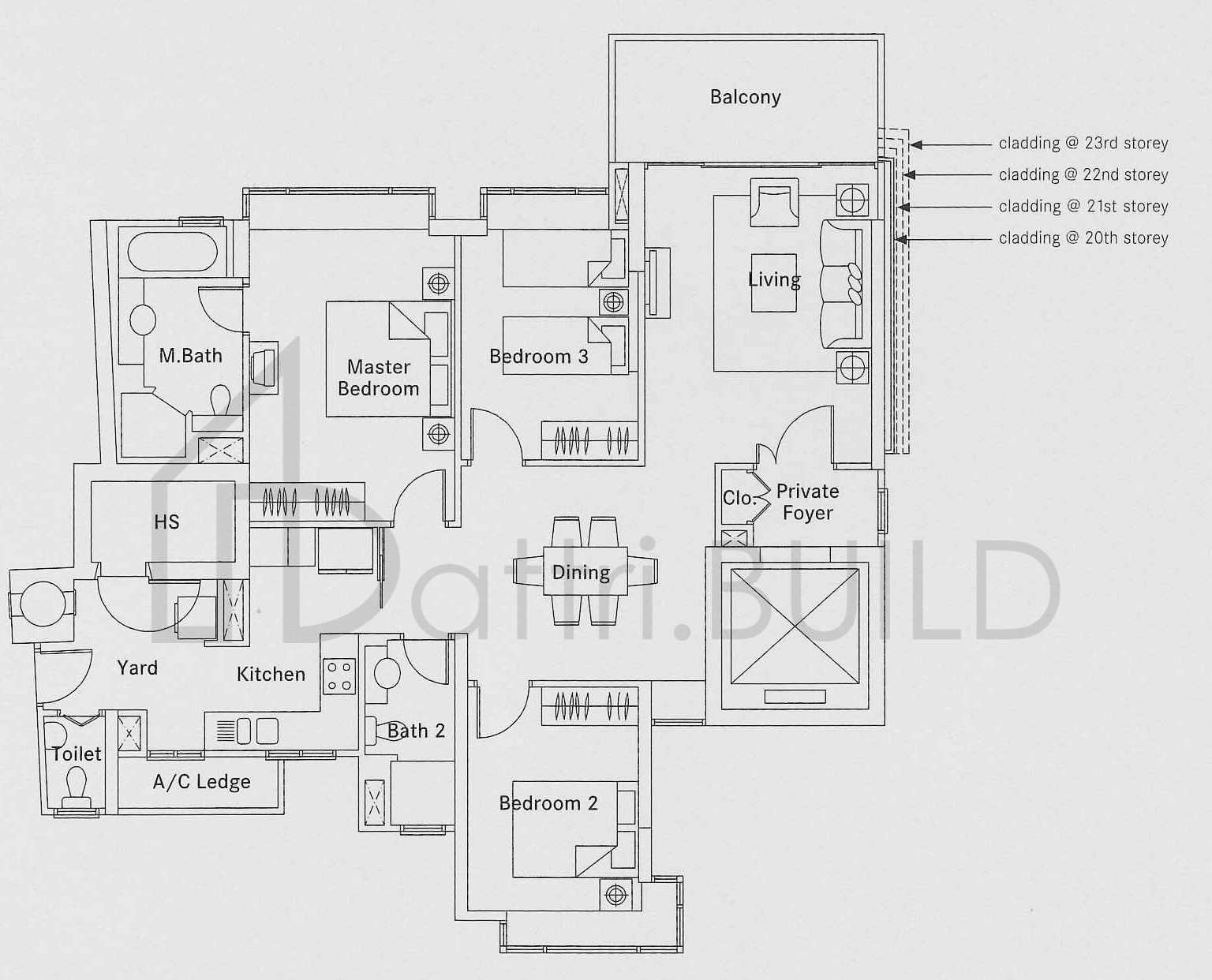 THE BELVEDERE B4a floorplan (watermarked)