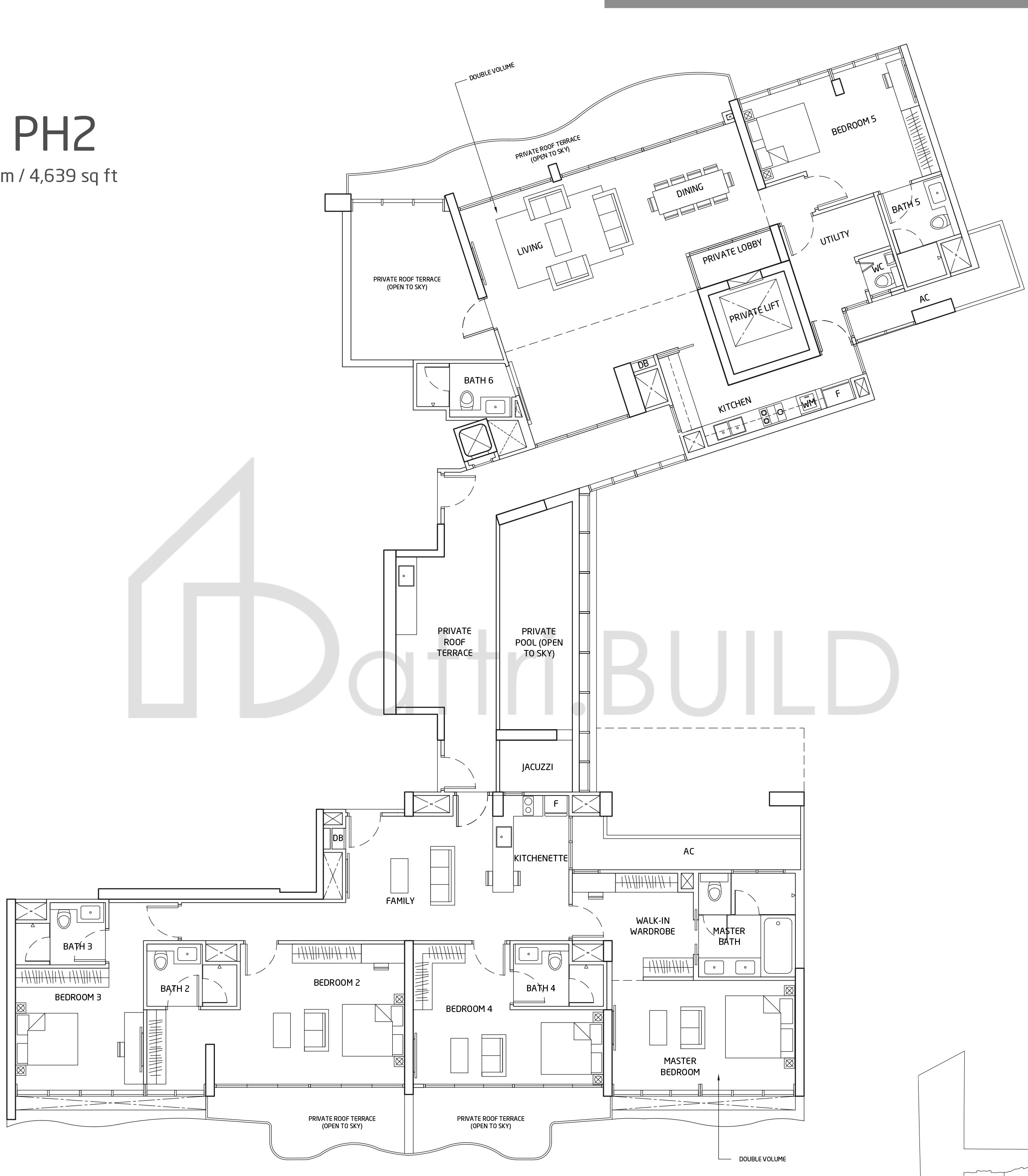 QUEENS PEAK PH2 floorplan (watermarked)