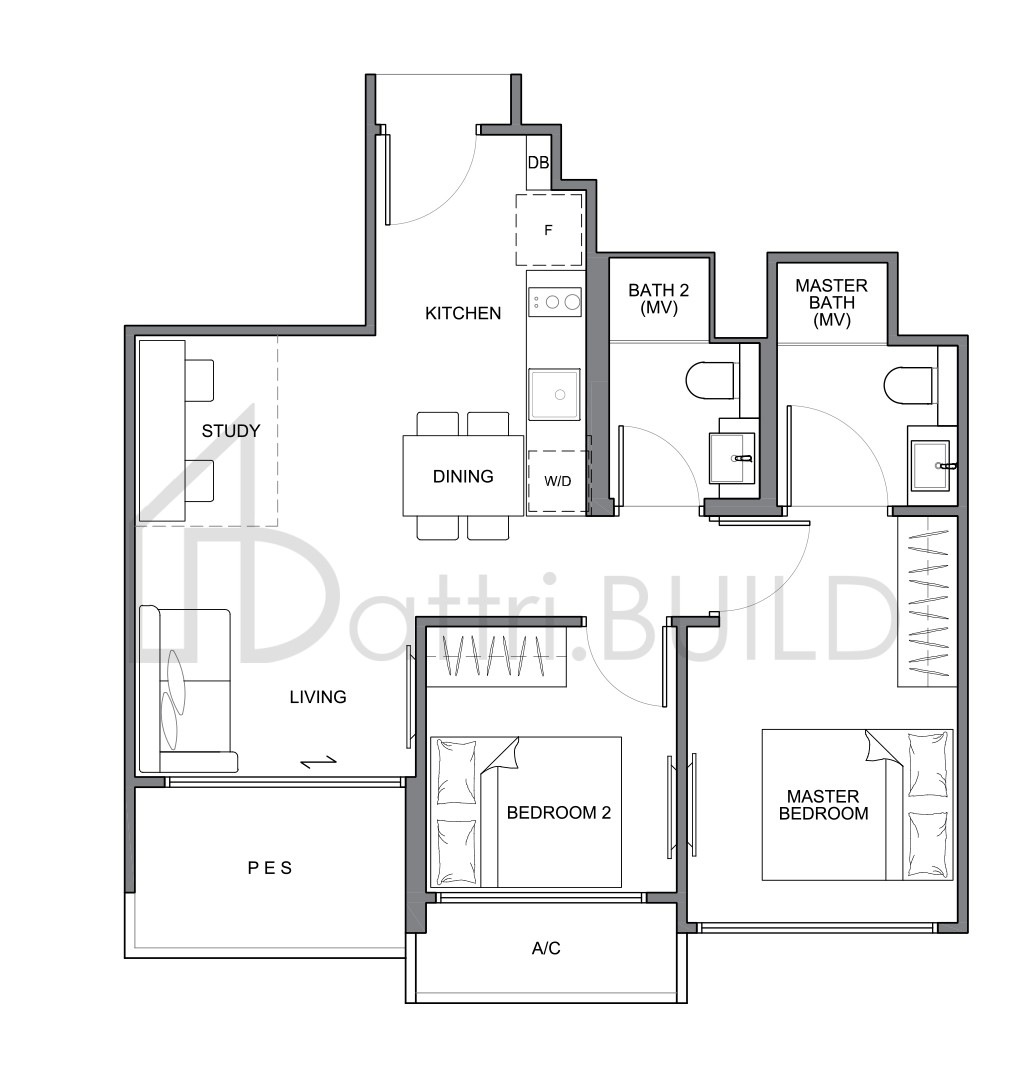 THE NAVIAN A3-G floorplan (watermarked)