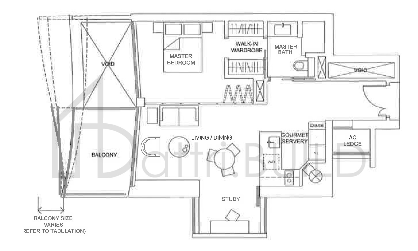 MARINA ONE RESIDENCES 1C+S floorplan (watermarked)