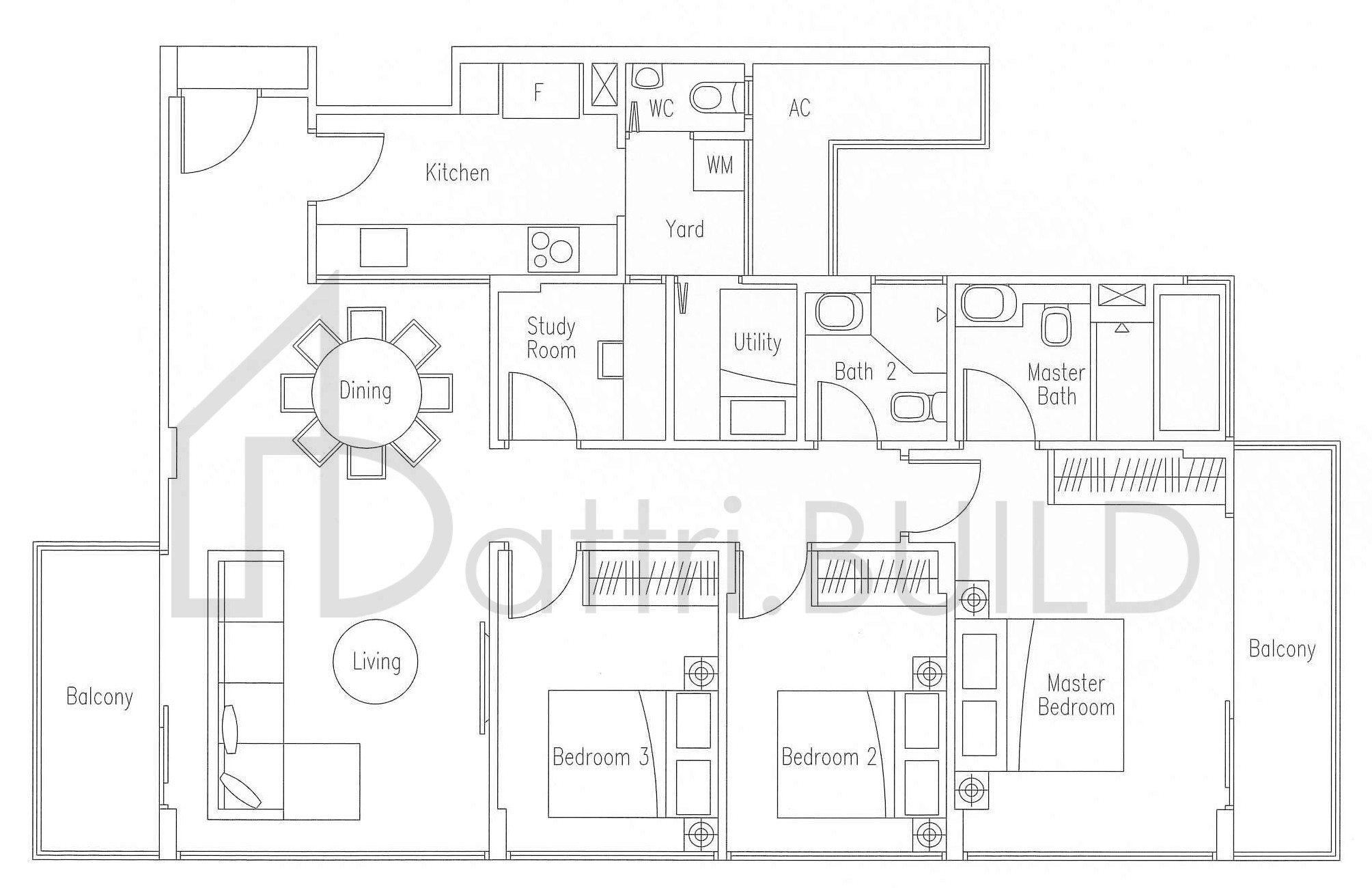 WATERSCAPE AT CAVENAGH C6 floorplan (watermarked)
