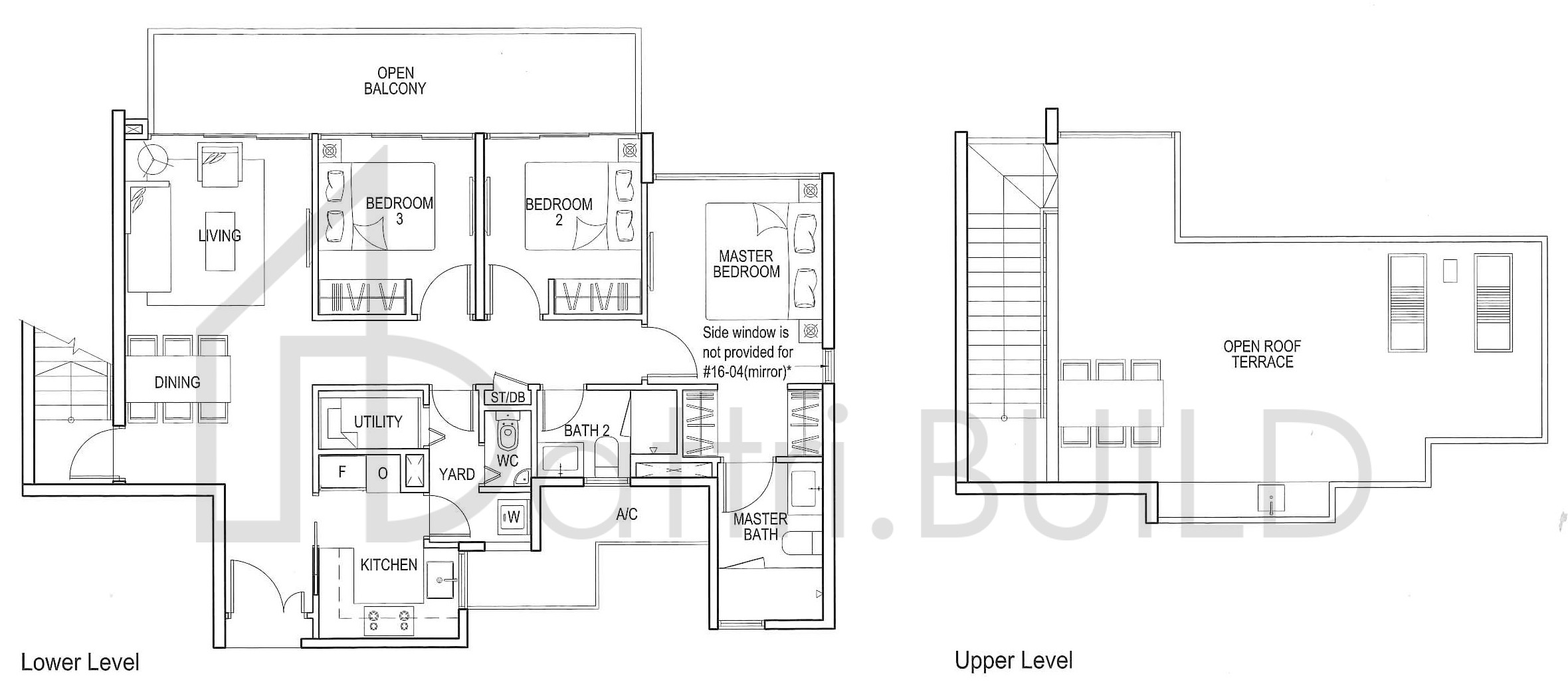 BLOSSOM RESIDENCES B2PH2 floorplan (watermarked)