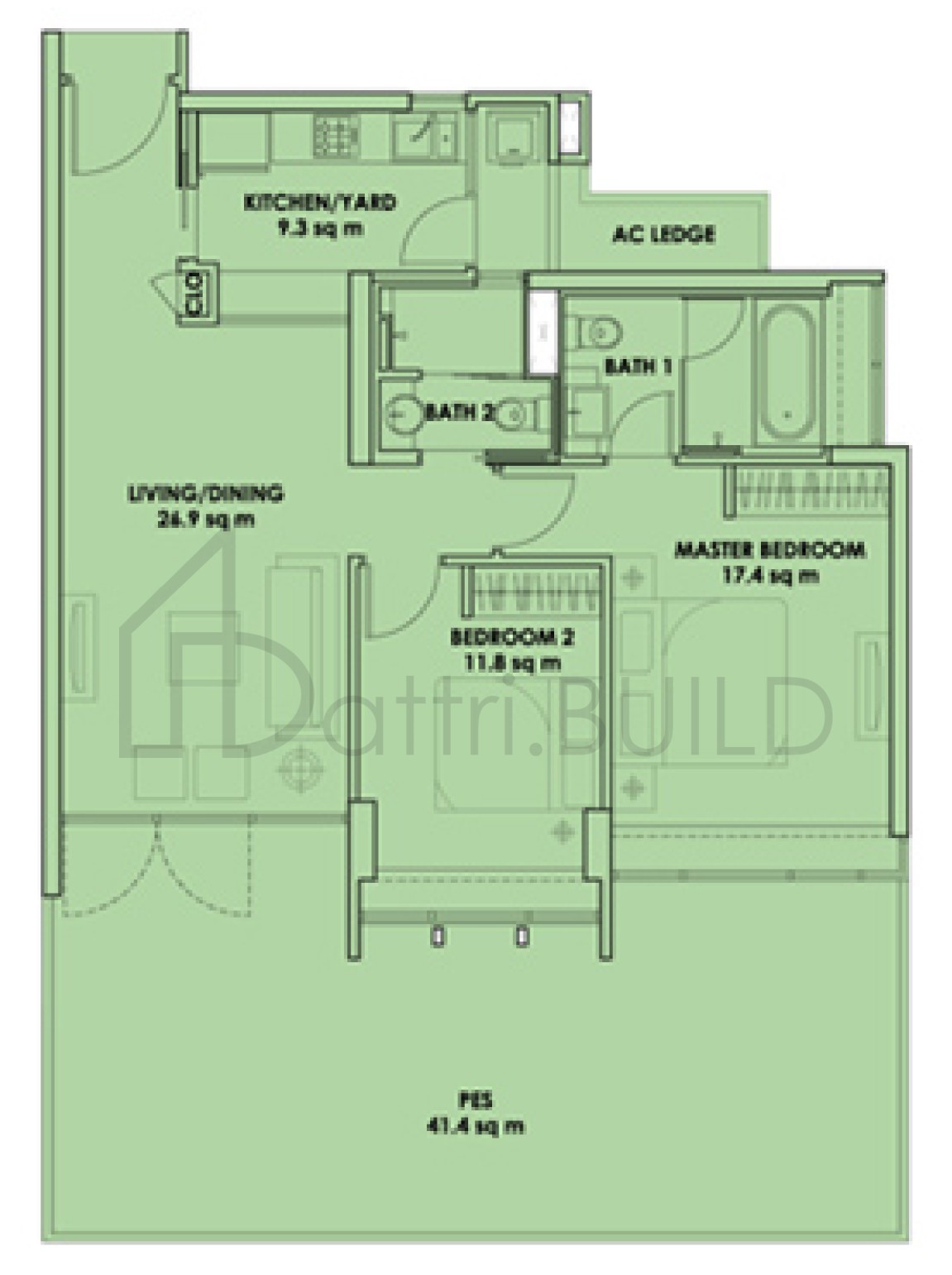 CITY SQUARE RESIDENCES B2a-p floorplan (watermarked)