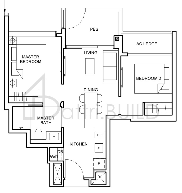 FORETT AT BUKIT TIMAH B1(p) floorplan (watermarked)