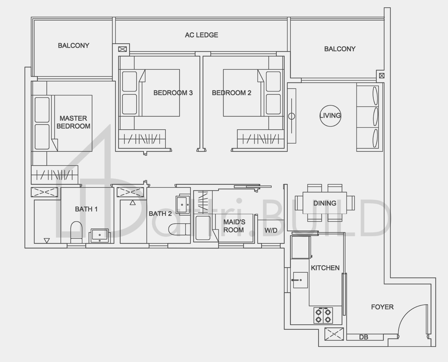 URBAN TREASURES 3B floorplan (watermarked)