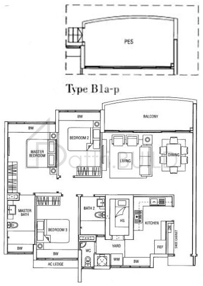 WATERFRONT WAVES B1a-p floorplan (watermarked)