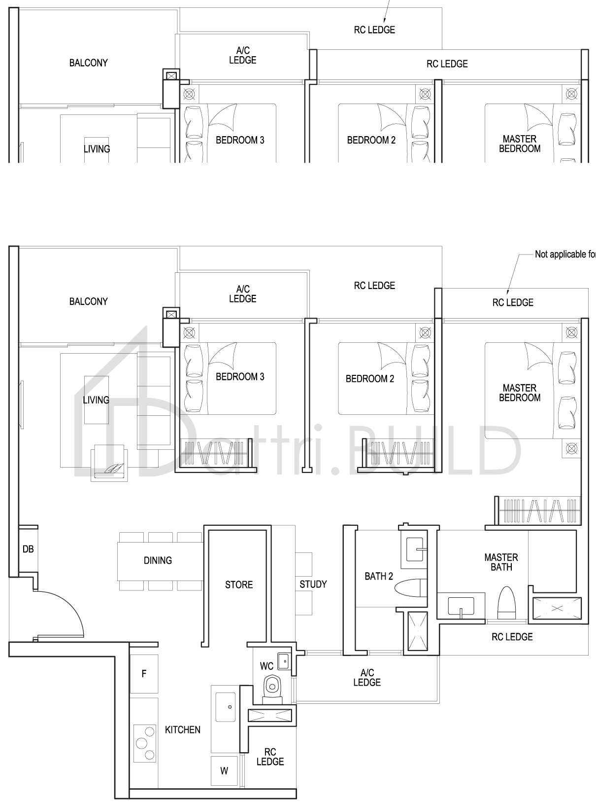 INZ RESIDENCE CS3a floorplan (watermarked)