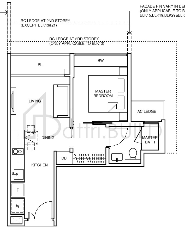 COCO PALMS A1 floorplan (watermarked)
