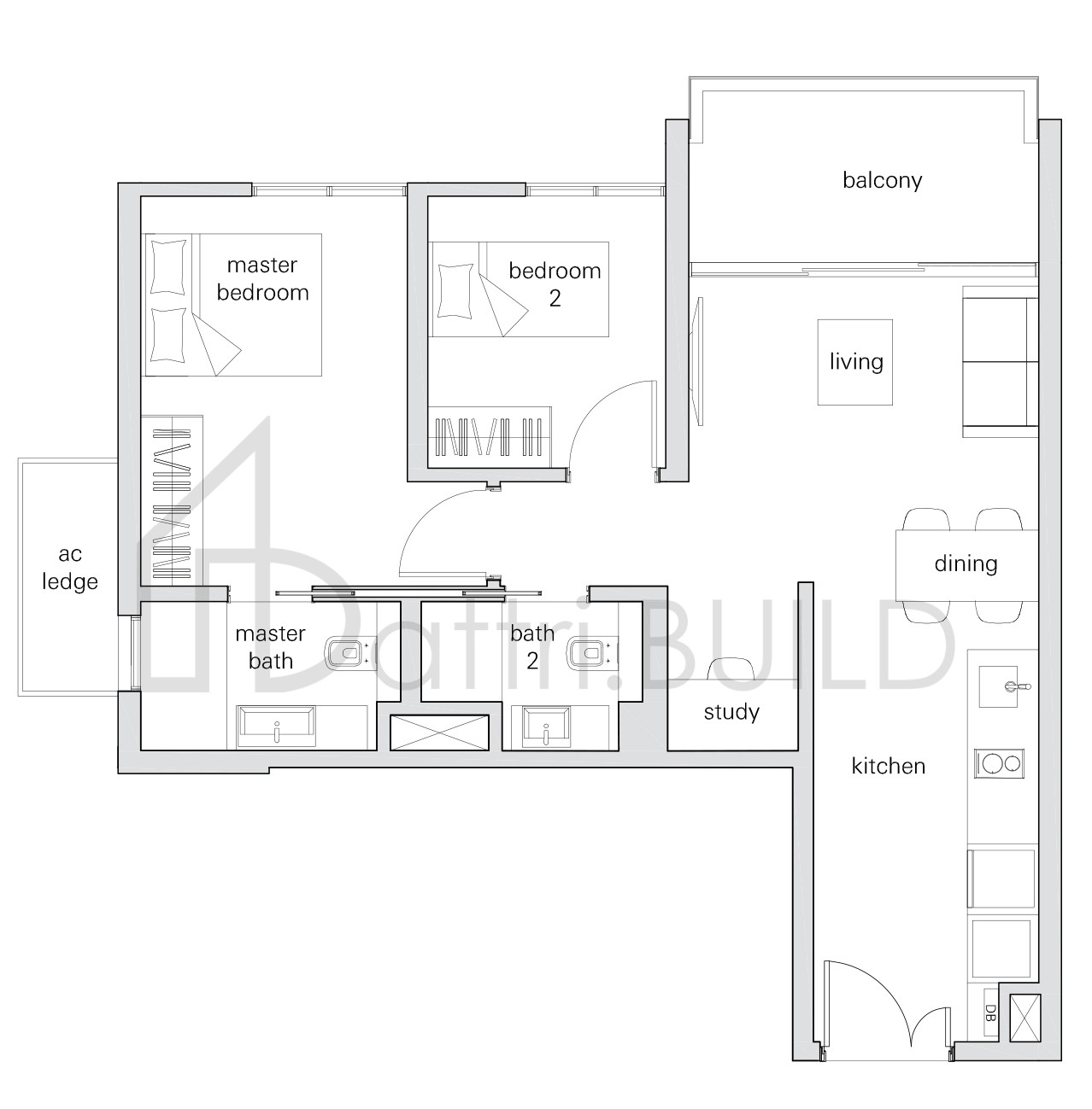 THE PANORAMA 2Sa floorplan (watermarked)