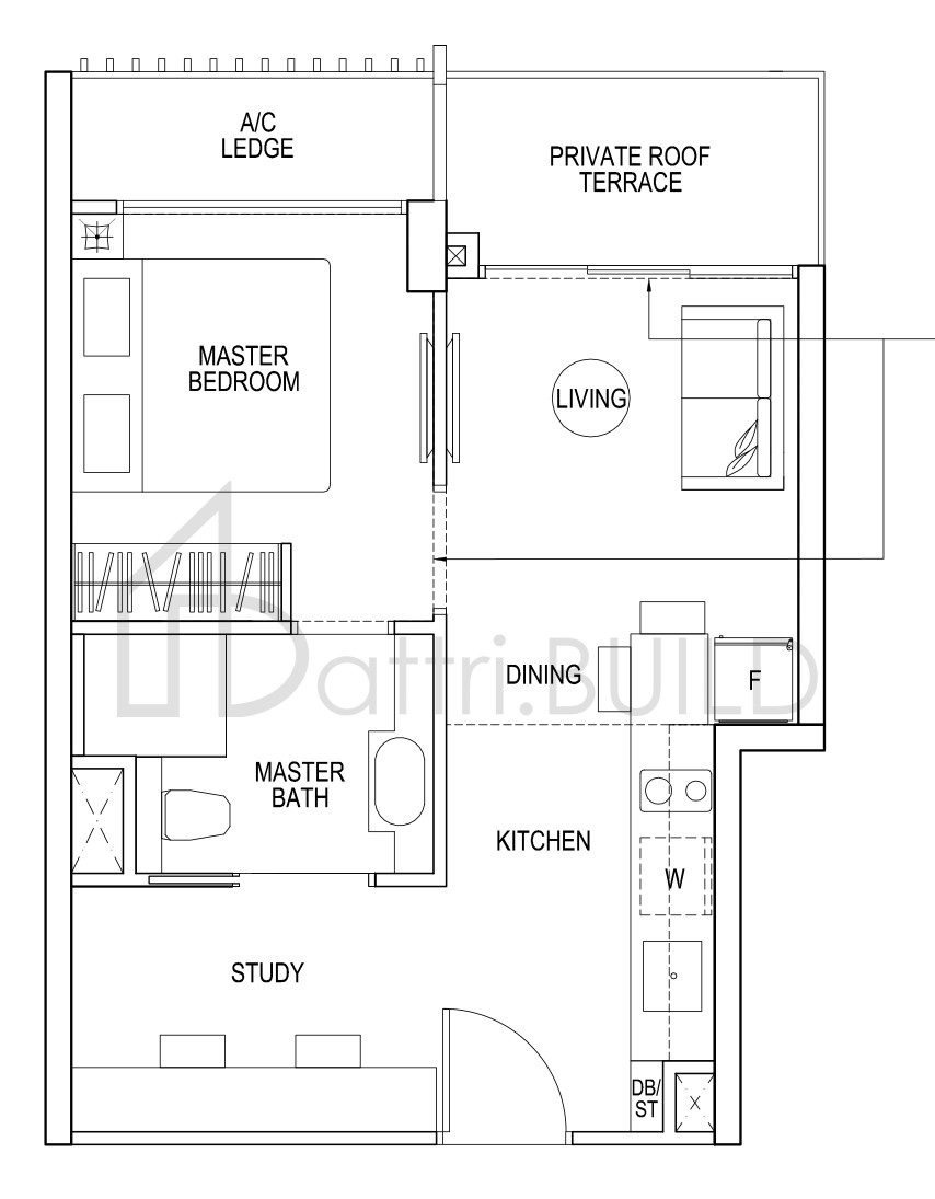 THE POIZ RESIDENCES U AS3 floorplan (watermarked)