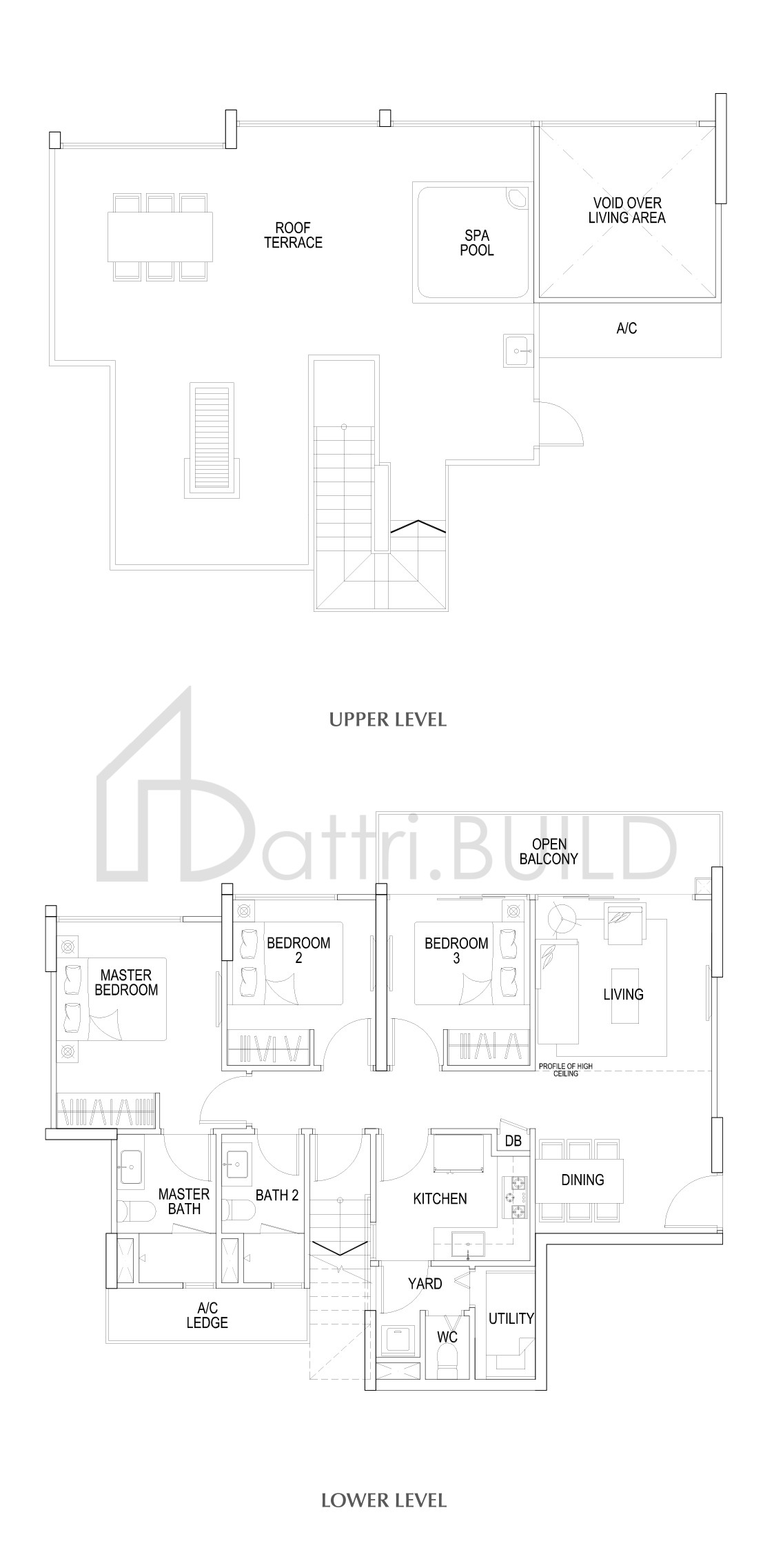 FLO RESIDENCE B2PH1 floorplan (watermarked)